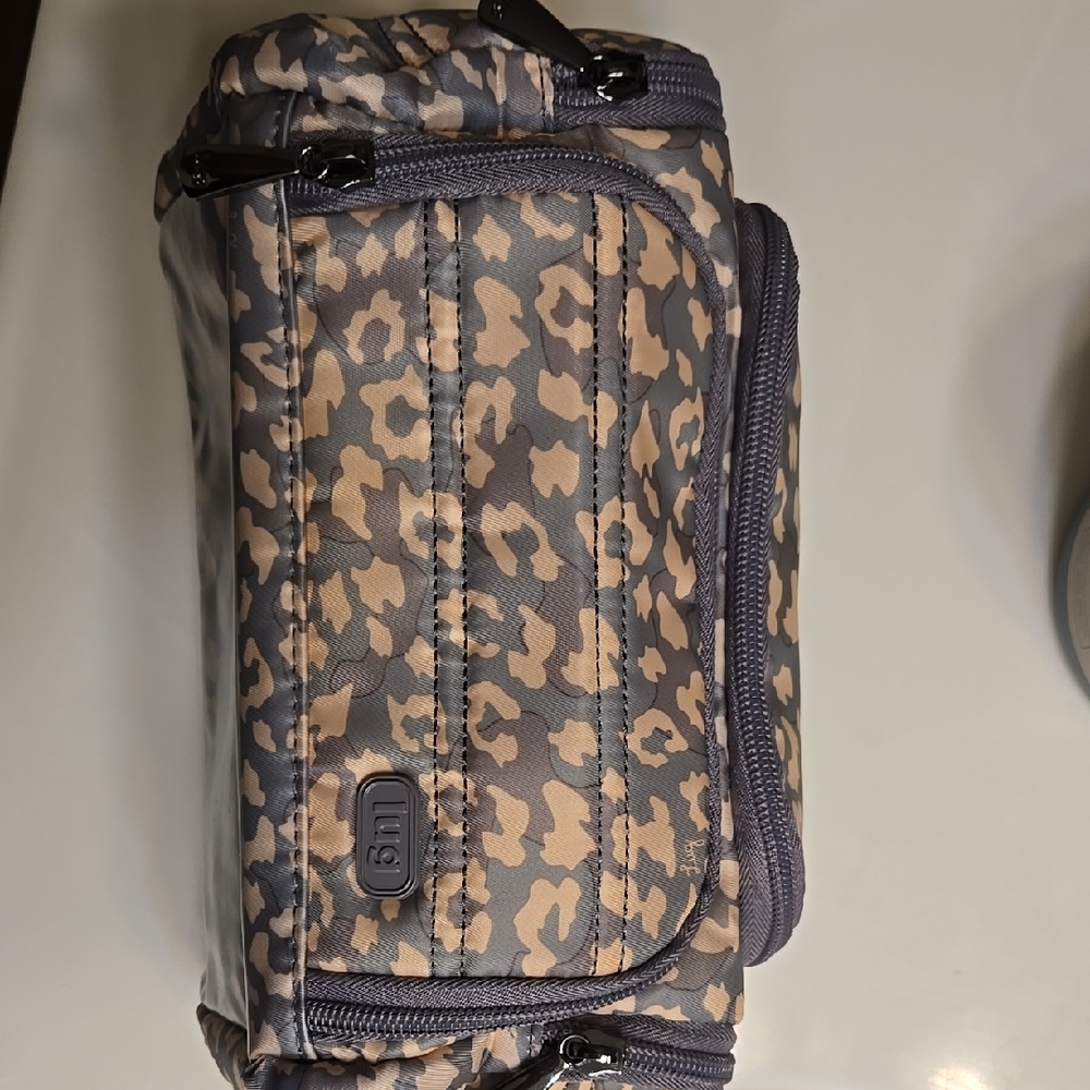 Lug Leopard Print Mini Trolley Bag